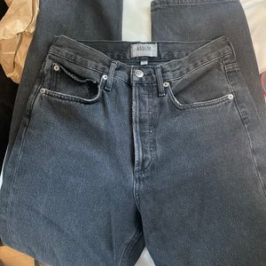 AGOLDE Black boyfriend jeans 25